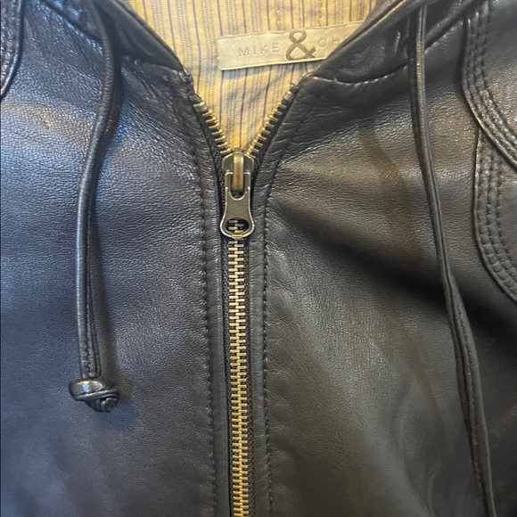 Mike and Chris lamb skin Leather Jacket - Picture 7 of 9